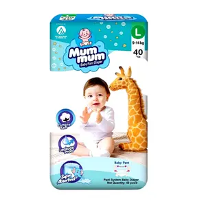 Mum Mum Soft Cotton Flexible Pants System Baby Diaper - Variant 2