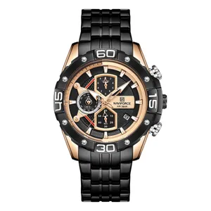 NAVIFORCE NF8018 Stainless Steel Chronograph Man's Watch - Variant 1