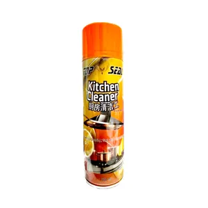 Top Seal Kitchen Cleaner Oil And Dust Remover On Kitchen Surfaces Foam Spray