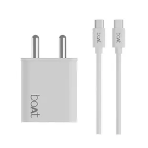 boAt 22.5W Quick Charge & Power Delivery Adapter with PD Cable