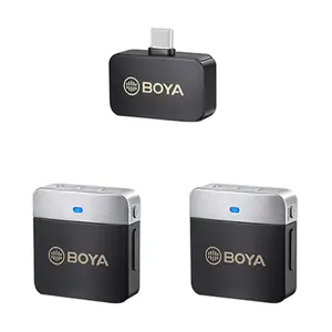 Boya BY-M1V4 Dual-Channel 2.4GHz Wireless Microphone System