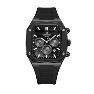 Naviforce 8037 Comfortable Silicone Band Multifunctional Sports Men's Watch - Variant 1