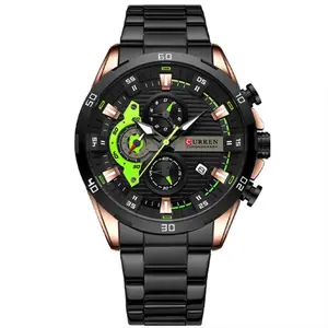 Curren 8402 Luxury Stainless Steel & Chronograph Men's Watch - Variant 2
