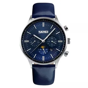 Skmei 9117 Genuine Leather Strap Classic Quartz Men's Watch - Variant 2