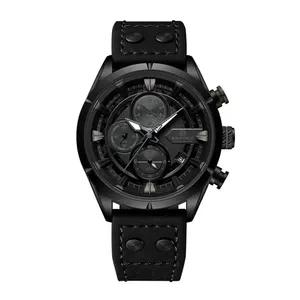 Naviforce NF8045 Vintage Sports Genuine Leather Men's Watch - Variant 2