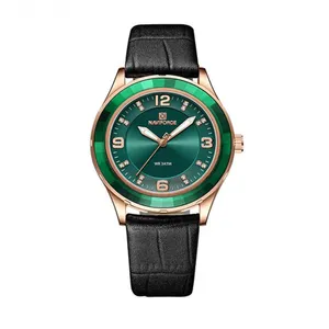 Naviforce NF5040 Genuine Leather Strap Quartz Analog Fashion Men’s Watch - Variant 2