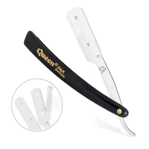 Queen Stainless Steel Professional Barber Straight Edge Shaving Razor