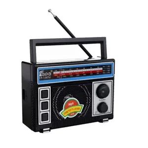 Fepe FP-1367U USB/TF Card Supportred AM/FM/SW 3-Bands FM Radio 