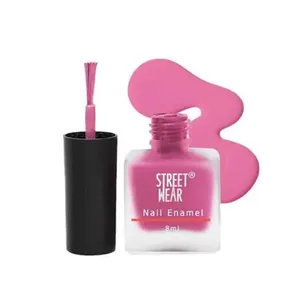 Street Wear Matte Long Lasting Nail Enamel Pink Petal Nail Polish