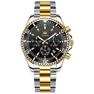 OLEVS 2870 Luxury Whiteshine Luminous Chronograph Analog Wristwatch for Men - Variant 4