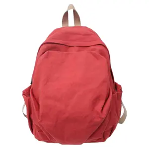 Vintage Style Simple Large Capacity Multicolor Backpack