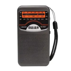 Meier M-9321 Rechargable Portable Pocket Radio