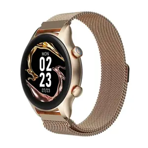 G-Tide R1 Calling Smart watch with SpO2 Classic Gold
