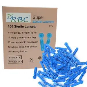 RBC Disposable Glucometer Twist Lancets