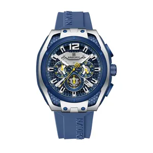 Naviforce NF 8063 Premium Silicon Strap Analog Sporty Men's Watch - Variant 1