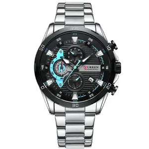 Curren 8402 Luxury Stainless Steel & Chronograph Men's Watch - Variant 1