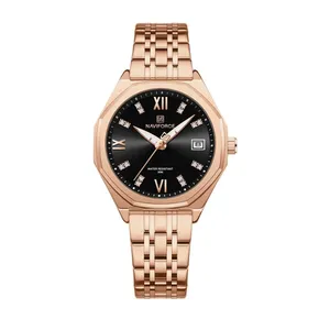 Naviforce 5052 Luxury Stainless Steel Quartz Analog Men's Watch