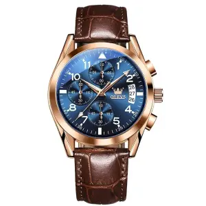 OLEVS 2878 Elite Sports Stainless Steel Chronograph Men's Analog Watch  - Variant 2