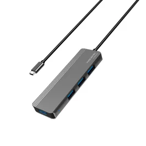Yuanxin X-80503T Type-C Male to Quad USB Female Hub