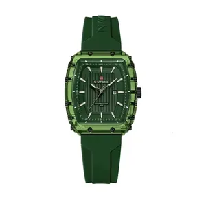 Naviforce 7124 Waterproof Comfortable Silicone Strap Quartz Sports Women Watch - Variant 2