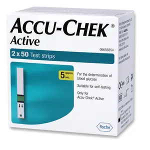 Accu-Chek Active Blood Glucose Test Strips Pack - Variant 2