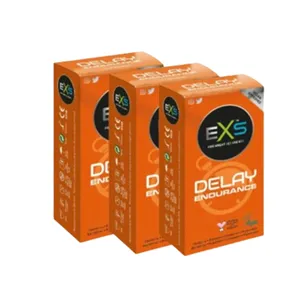 EXS Delay Endurance Condom 3x3 Pack (9pcs) Silicone Lubricated
