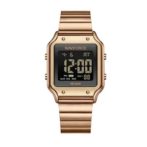 Naviforce NF5046 Stainless Steel Calorie Mileage Digital Sporty Women's Watch - Variant 2