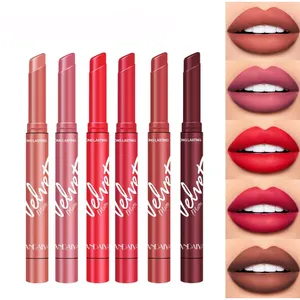 HANDAIYAN 8 Colors Matte Waterproof Velvet Nude Lipstick