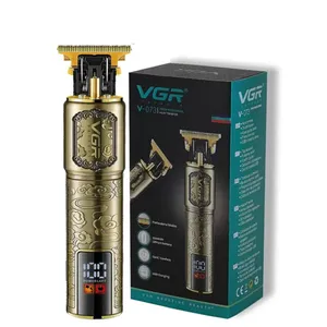 VGR V-073 Professional Hair Trimmer with LED Display for Men