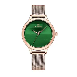 NAVIFORCE NF5027 Romantic Charming Quartz Luxury Stainless Steel Women Watches - Variant 2