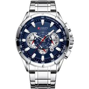Curren 8363 Comfortable Stainless Steel Multifunctional Chronograph Casual Men's Watch - Variant 4