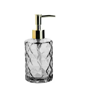 ​Amber Glass Liquid Soap Dispenser Pump Shampoo & Conditioner Dispenser 330ml - Variant 2
