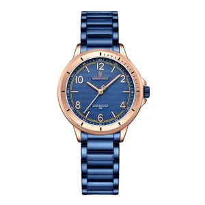 NAVIFORCE NF5021 Water Resistant Stainless Steel Quartz Women's Watch - Variant 2