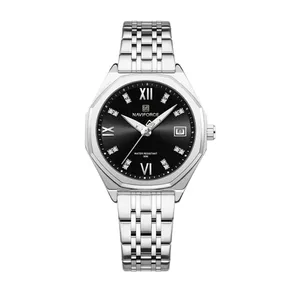 Naviforce 5052 Luxury Stainless Steel Quartz Analog Men's Watch - Variant 3