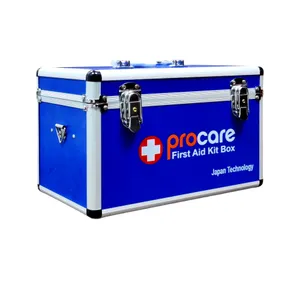 First Aid Box with Security Lock & Aluminum Protector