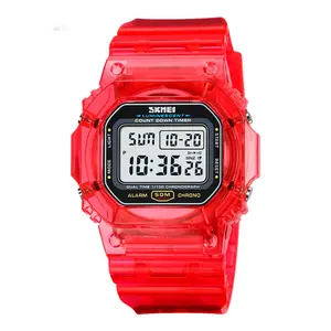 SKMEI 1999 Dual Time Chronograph PU Leather Kid's Watch - Variant 4