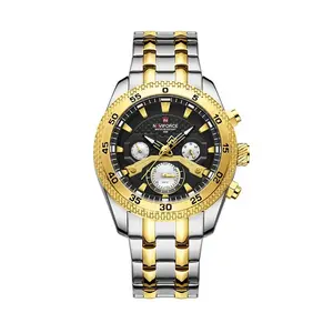 Naviforce NF9222 Luxury Stainless Steel Quartz Analog Men's Watch - Variant 4