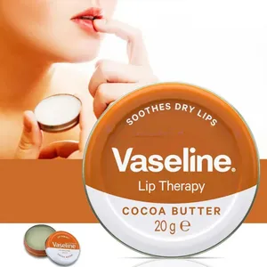 Vaseline Lip Therapy Cocoa Butter Soothes Dry Lips Lip Balm 20g