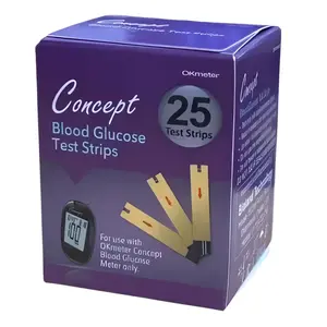 Concept easy-to-use Blood Glucose Test Strips Vial