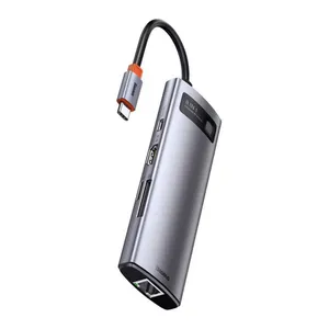 Baseus Metal Gleam Series 8-in-1 Multifunctional Type-C HUB