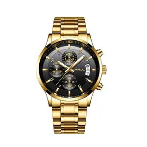 CRRJU 2214 Authentic Stainless Steel Minimalist Style Classic Men’s Watch