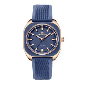 Naviforce 5061 Slim Analog Silicone Strap Casual Men's Watch - Variant 4
