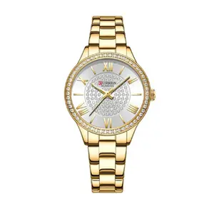 Curren CUR218 Women's Blanche Rhinestone Waterproof Watch - Variant 2