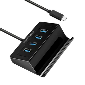 Yuanxin X-3209T Type-C Male to Quad USB Female Hub