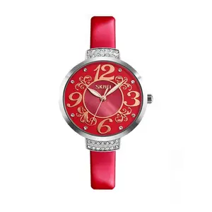 Skmei 9160 Genuine Leather Multi-Color Fashion Women Wrist Watch - Variant 2
