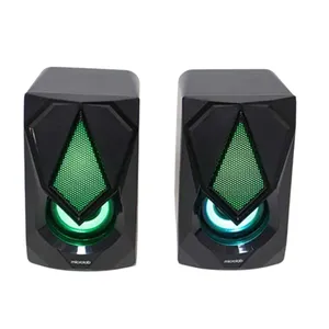 Microlab B25 LED 2.0 Wired Black Gaming Speaker with Dynamic Lighting