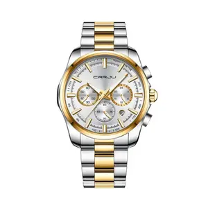 CRRJU 2296 Stainless Steel Quartz Analog Business Classic Men's Watch - Variant 3