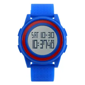 SKMEI 1206 Ultrathin Digital PU Leather Luminous Kid's Watch - Variant 2