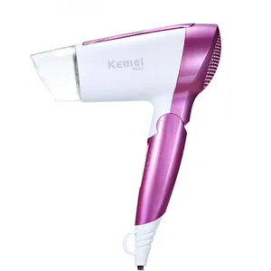 Kemei KM-6833 1600W Foldable Hair Dryer for Women
