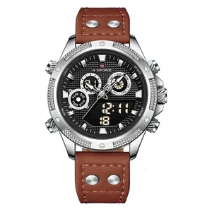 NAVIFORCE 9224 Chronograph Leather Men’s Watch